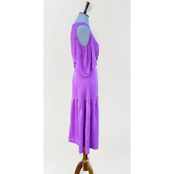 Closet london Womens Cold Shoulder Waist Tie Dress Size 4 US $130 - Picture 8 of 11